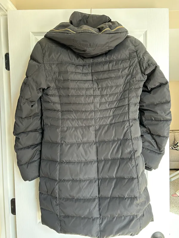 Michael Kors Black Pillow Collar Puffer Jacket - Image 2