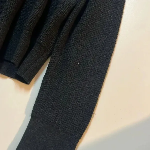 Michael Kors cotton‎ wool blend sweater textured black long sleeve neutral small - Image 5
