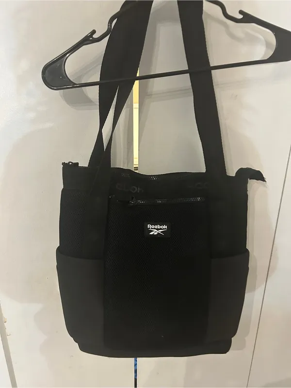 Reebok Black Mesh Front Tote - Image 8