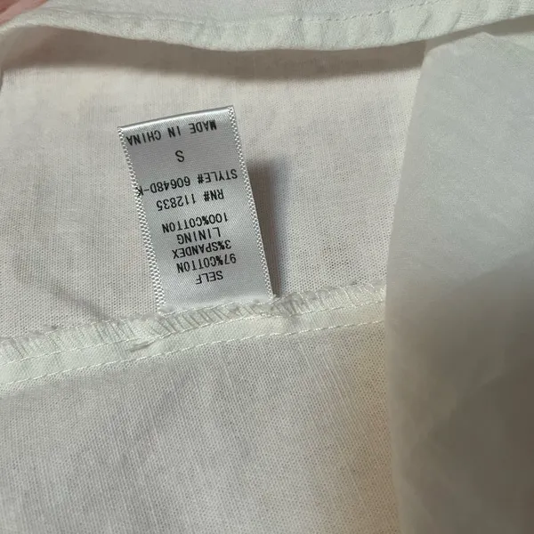 Fab’rik sleeveless dress mini Size S white - Image 5