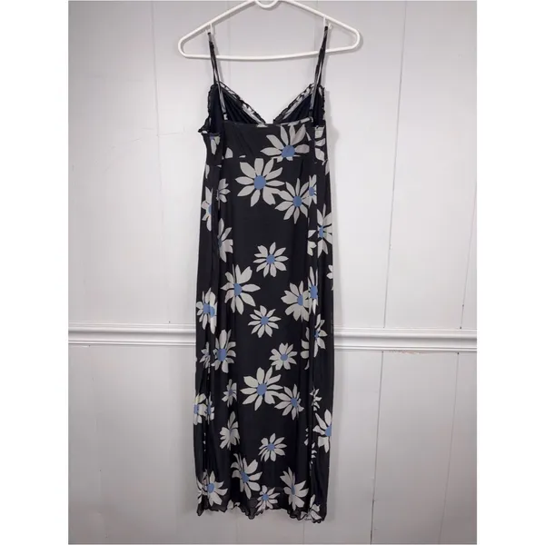 American Eagle AE Floral Daisy Mesh Midi Slip Dress Large Preppy Spring Summer - Image 2