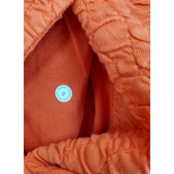 Lululemon sz‎ 8 Rippled Full Zip Jacket Autumn Red Orange Coral turtleneck $148 - Image 3
