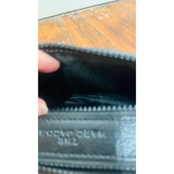 MARC JACOBS Black Leather Poly Coating The Snapshot DTM Corssbody Handbag - Image 7