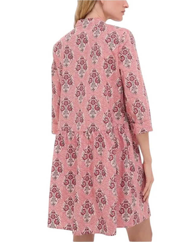 Tuckernuck Scarlet Sonata Royal Shirt Dress Pink Size Large NWT - Image 3