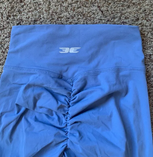 Elite Eleven Ruched Blue Leggings - Image 2