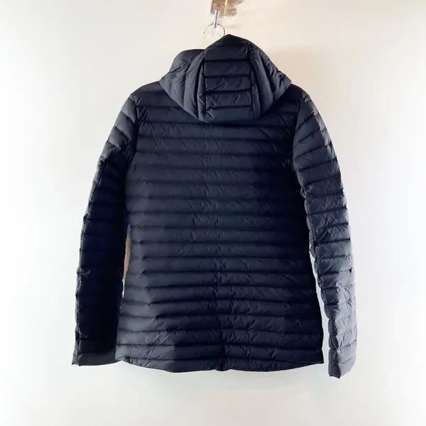 Lululemon Pack It Down Long Sleeve Full Zip Hood Puffer Quilted Jacket Black 8 - Image 5