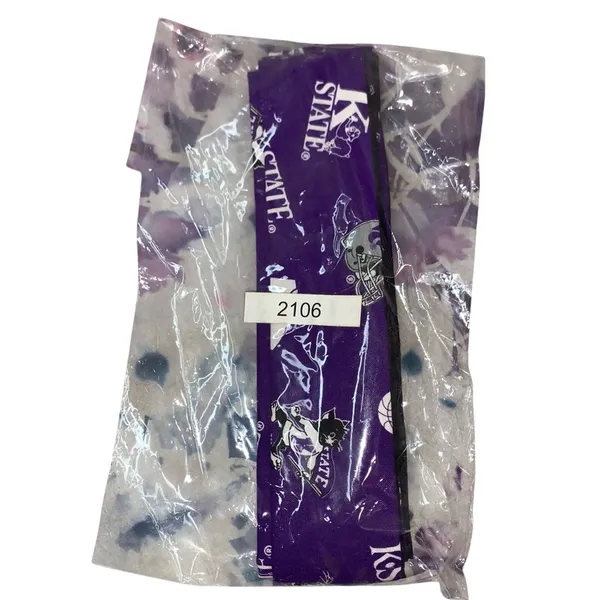 Kansas‎ State Wildcats Purple Hair Ribbon Purse Strap Accessory NWT - Image 2