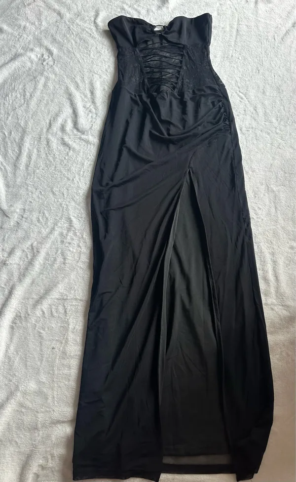 Outcast Clothing Riana Maxi Dress Black - Image 4