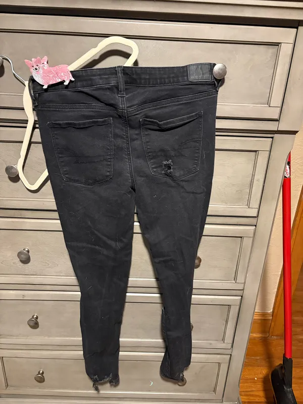 Black American Eagle Jeggings - Image 3