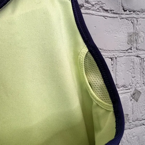 Nike Sports Bra Purple M Dri-FIT Racerback Perforated Swoosh‎ Activewear - Image 9