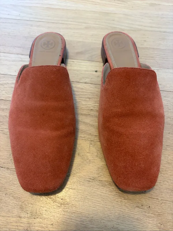 Tory Burch Carlotta Slide Mules slip on fall autumn size 9 - Image 2