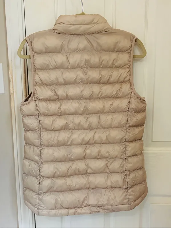 32 Degrees Heat Women’s Puffer Vest in Beige - Image 10