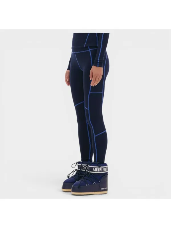 Halfdays Hallie Midweight Merino Legging Navy Blue Womens Size S Base Layer NWT - Image 10