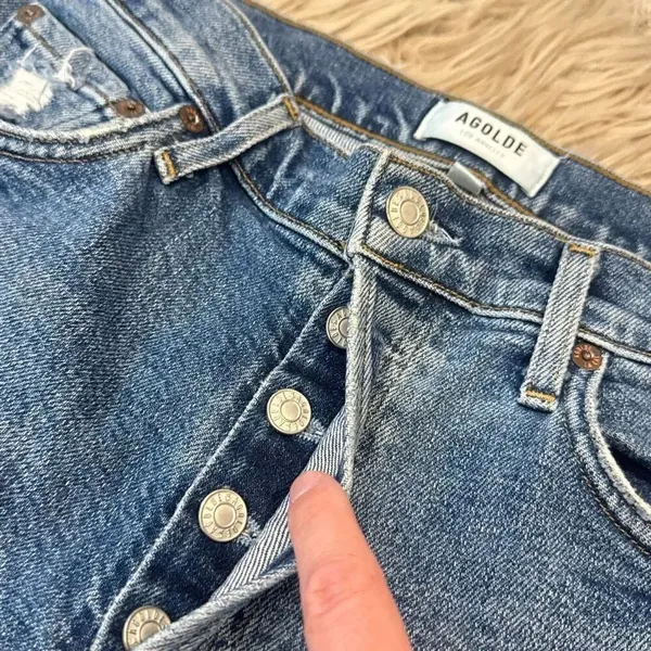 Agolde Nico High Rise jeans size 27 - Image 5