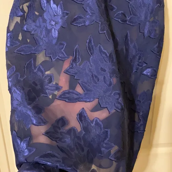 Vintage Angelique sheer floral silky nightgown - Image 4