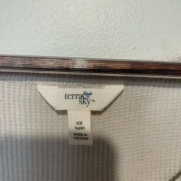 Terra & Sky Cream Waffle Long Sleeve - Image 2