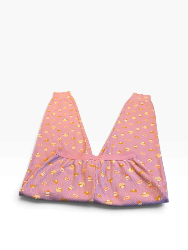PINK pumpkin spice pajama pants Size L - Image 4