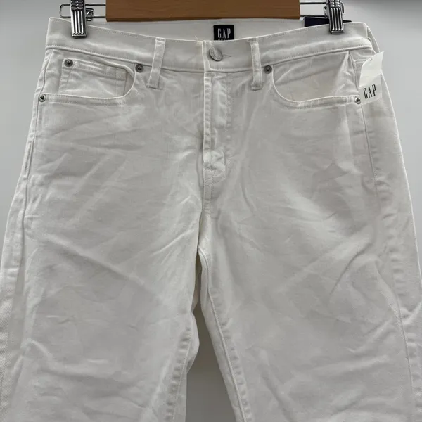 Gap NWT True Skinny Jeans Women’s Size 28 White‎ Denim Mid Rise - Image 2