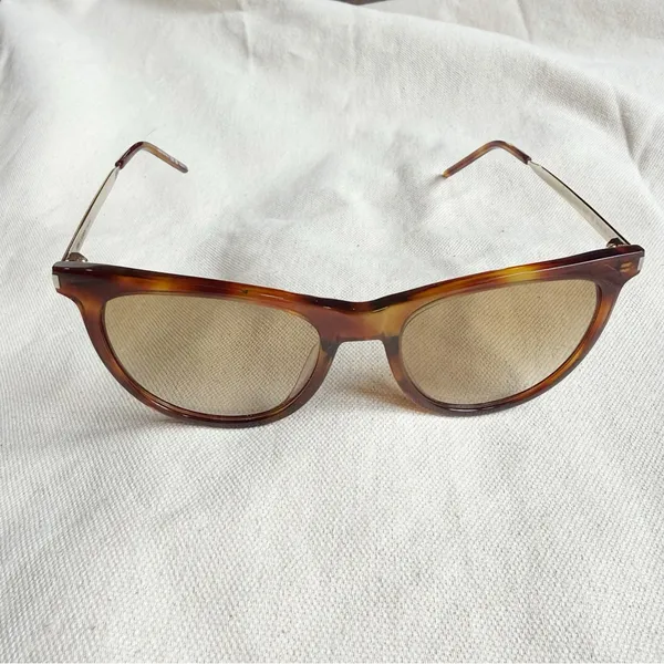 Saint Laurent Cat Eye Brown Havana Sunglasses - Image 5