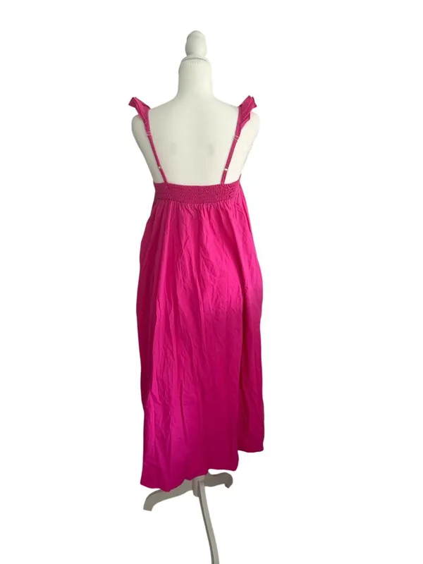 SHOW ME YOUR MUMU Pink Smocked Maxi Sundress Size XS - Image 7
