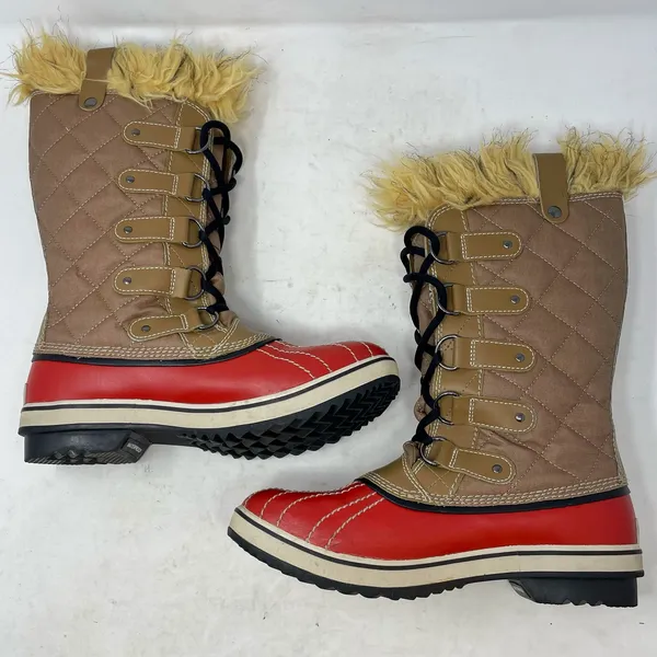 Sorel Tofino Joan Trail Boots Womens Size 8 Autumn Bronze Waterproof - Image 5