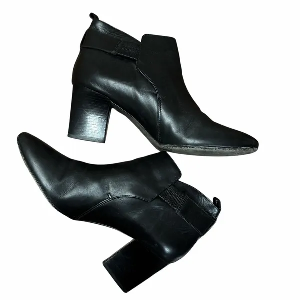 Tory Burch Gemini Link Black Boots Size 10 Pre-Owned - Image 5