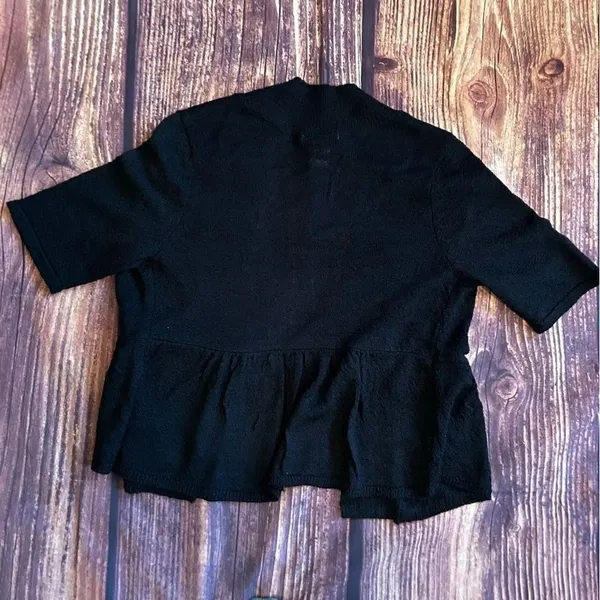 Women’s Kela Black Short Sleeve Sweater Size S - Image 4