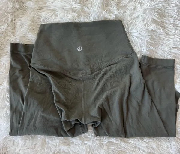 Green Lululemon Align Leggings 2 - Image 2