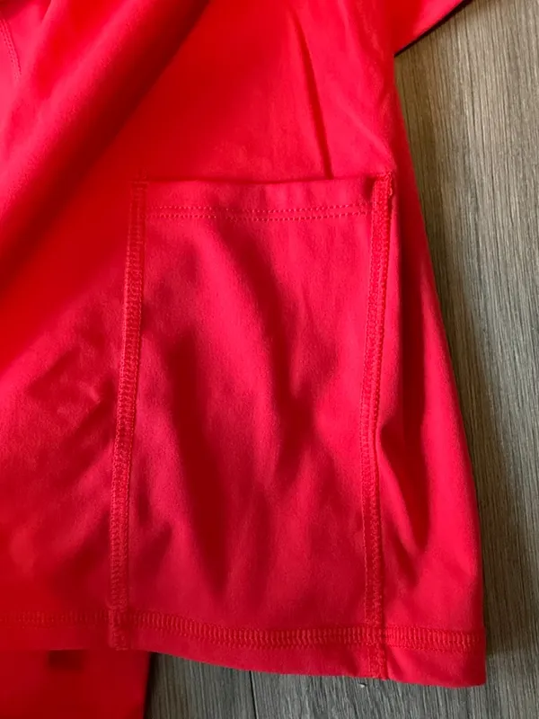SHEIN Bright Pink Active shorts & Pocket Sleeveless Sundress - Image 4