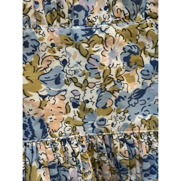 By Timo Poplin Mini Dress Blossoms‎ Size Medium Floral - Image 3