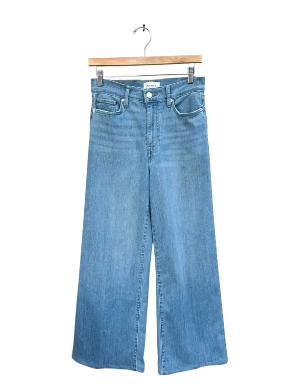 Frame Denim High Rise Palazzo Stretch Jeans Women’s Size 27 - Image 4