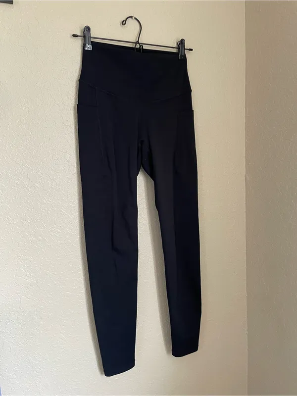POPFLEX Supersculpt Legging With Pockets Size S Regular Length Black 27 Inseam - Image 4