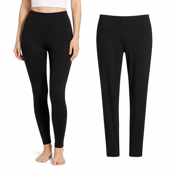 Sonoma‎ Goods For Life Womens Black Everyday Leggings Mid Rise Slim Fit Size M - Image 2