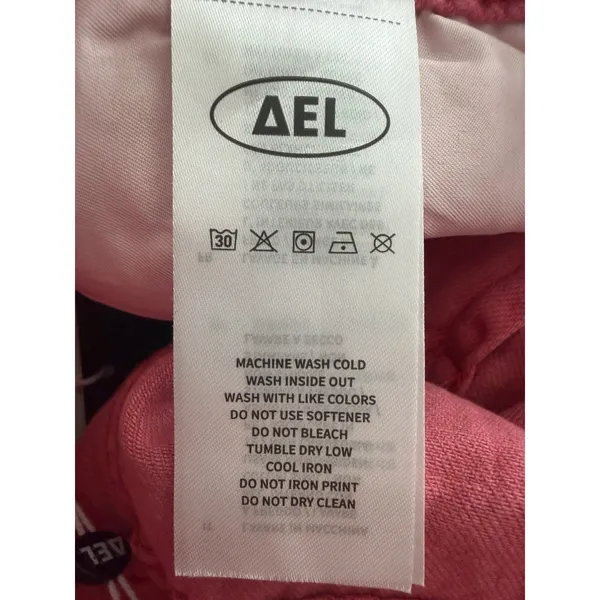 Aelfric Eden Jeans Women's 28 Pink Cargo Pants Multi Pocket Ombré New #WX4-4 - Image 5