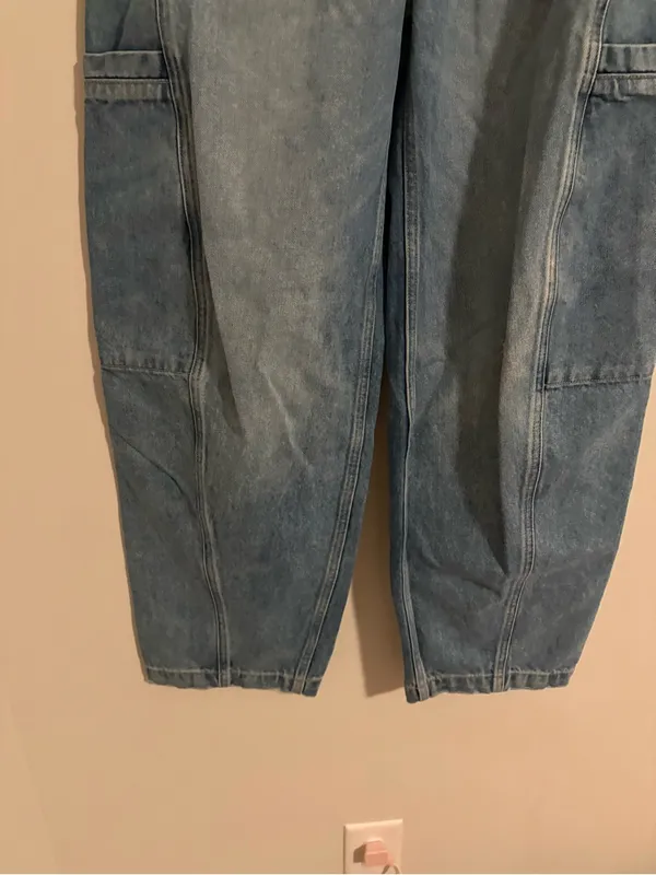 Pistola Denim Cargo Barrel Jeans size 24 (25/26) - Image 3