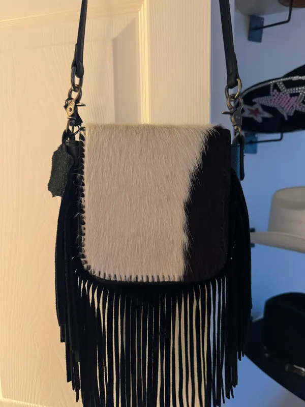 Cowhide Crossbody Western Purse - Image 2