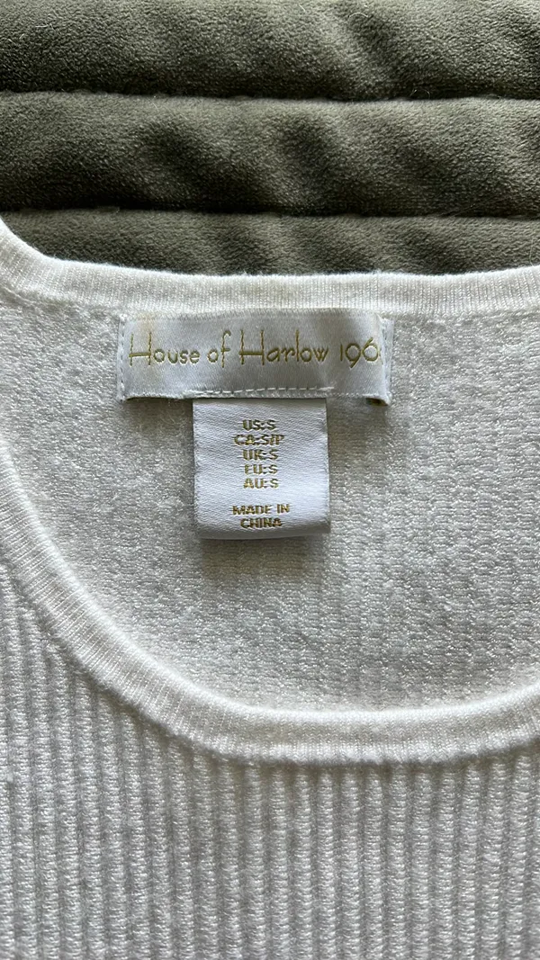 House of Harlow Crop Sweater Tank - Image 2