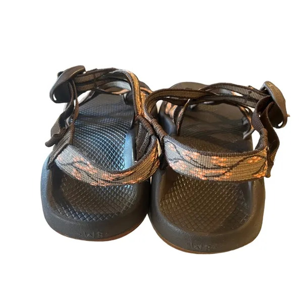Chaco Z/2 Classic Strappy Brown Orange Sandals Sz 8 - Image 6
