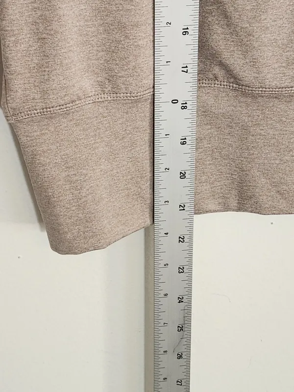 Danskin Heather Brown Quarter Zip Pullover Size Medium - Image 5