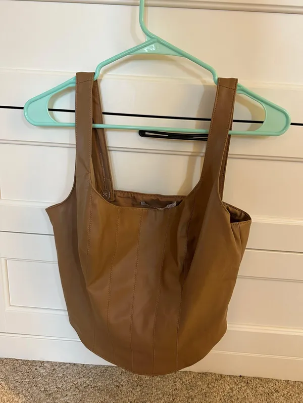 Abercrombie Leather Top - Image 2