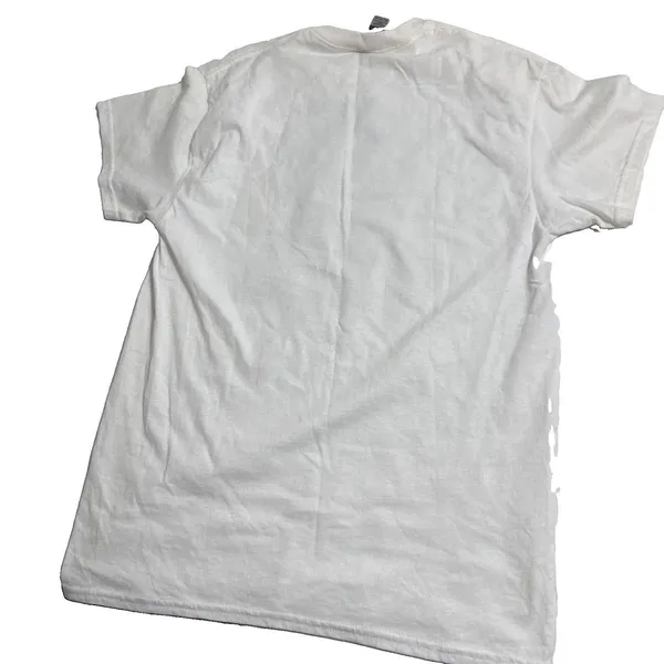 Gildan African American Blessed T-Shirt Women M White Graphics Top Cotton - Image 5