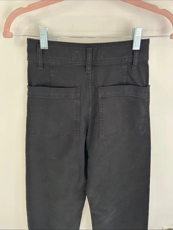 Zara Marine Straight Jeans Black - Image 7