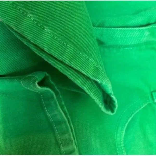 NEW Zara Denim Skinny Jeans Green Size 2 Mid Rise Slim - Image 6