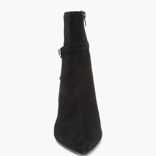 NEW Layan Bootie Black Suede Bücke SZ-10 y2k Preppy - Image 5