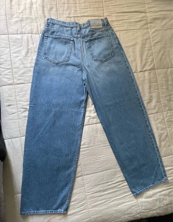 Mother Snacks Pleated Fun Dip Puddle Jeans - Image 5