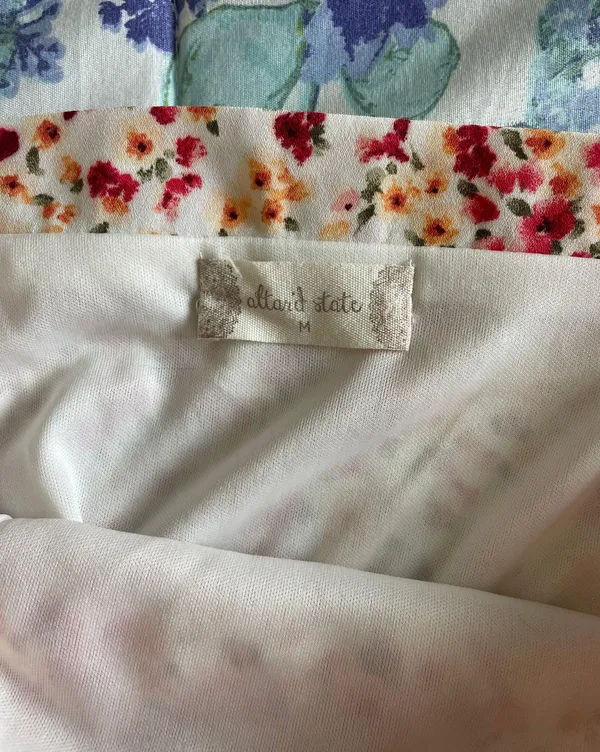 Floral Mini Skirt - Image 4