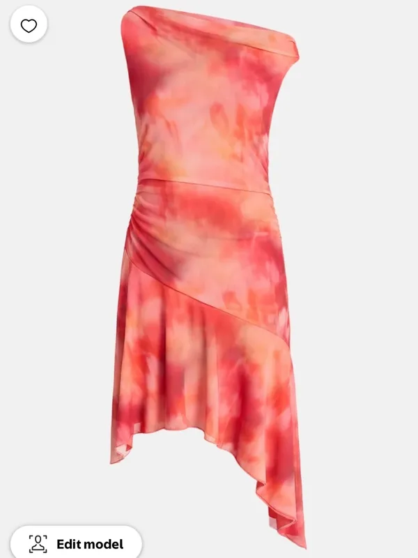 Madden NYC Women’s Asymmetrical Midi Dress - Image 4