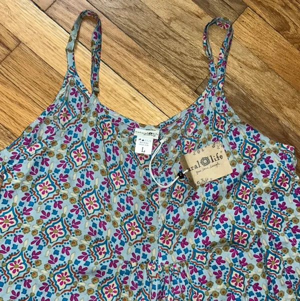 Natural Life Floral Romper - Image 2
