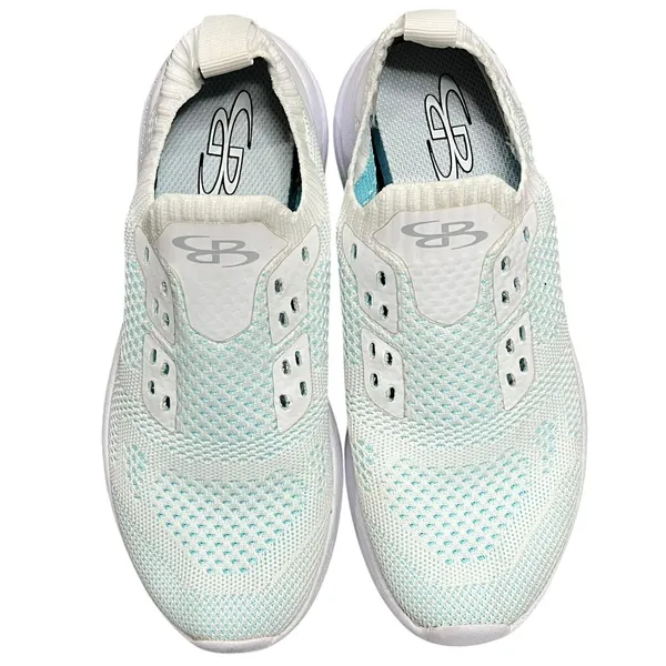 Boombah Sneakers Womens 6 White Mesh Knit Running Walking Athletic Casual‎ Shoes - Image 3