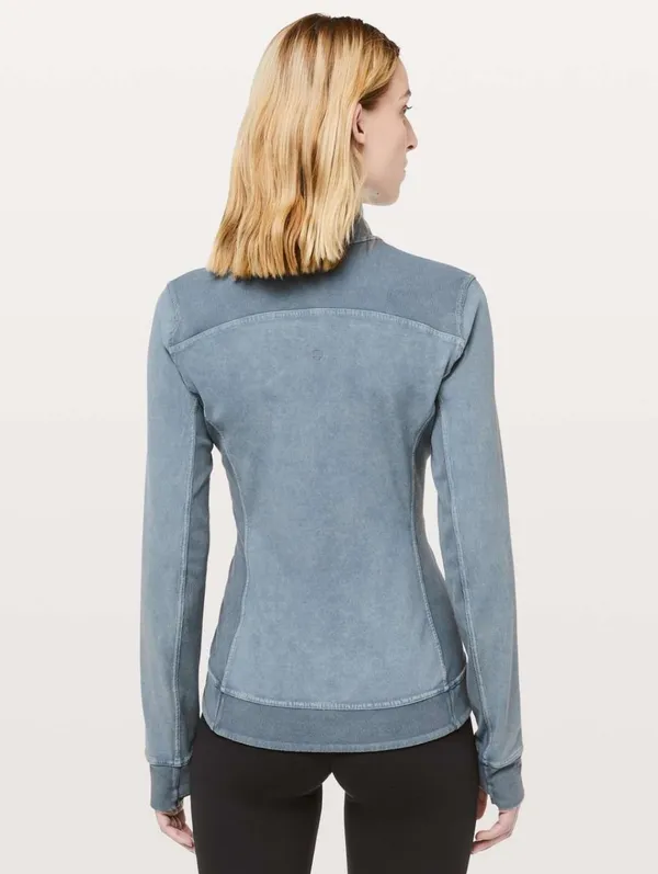 Lululemon Cut Class JacketWashed Moon Blue 6 - Image 2